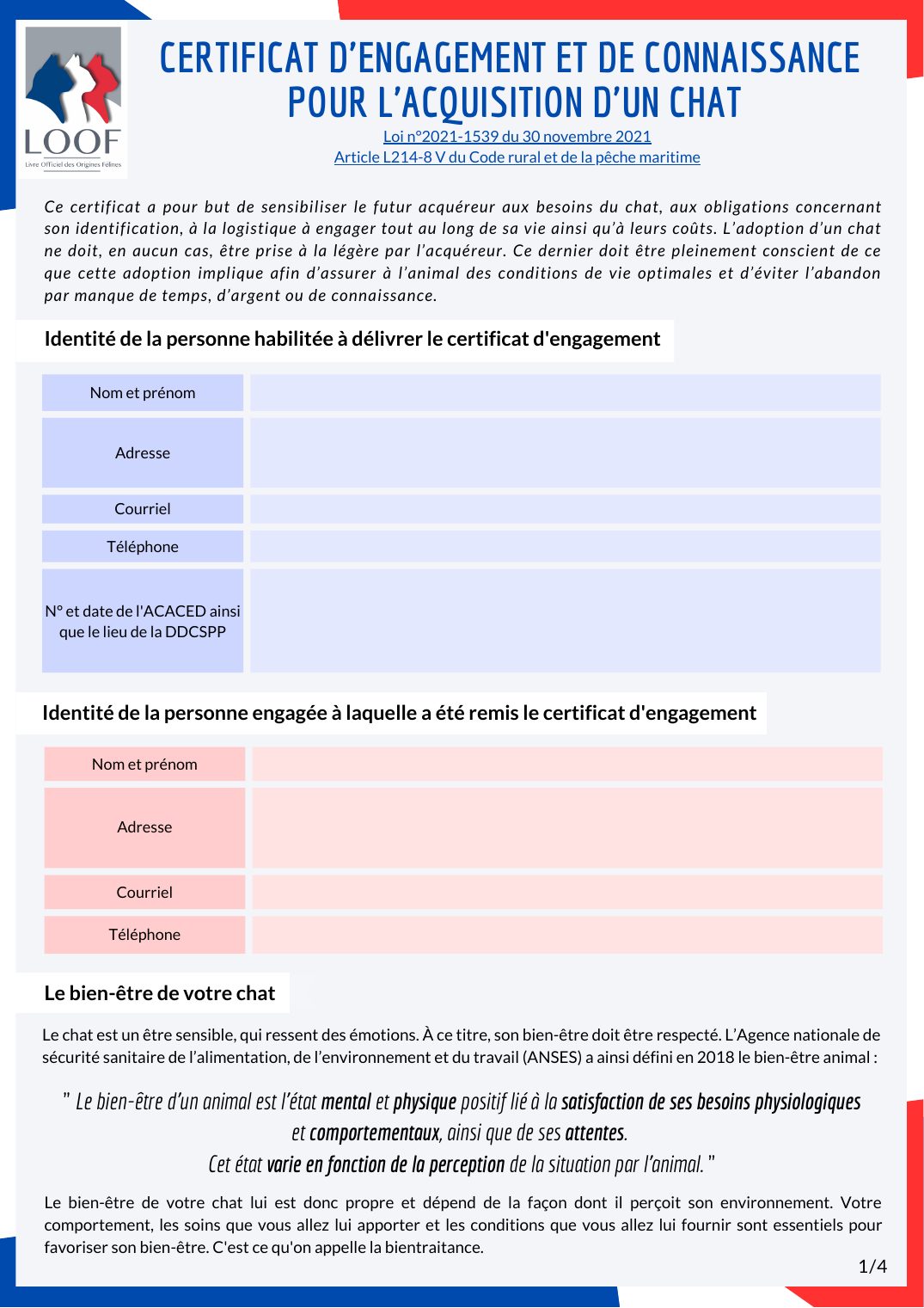 Certificat, page 1 sur 4
